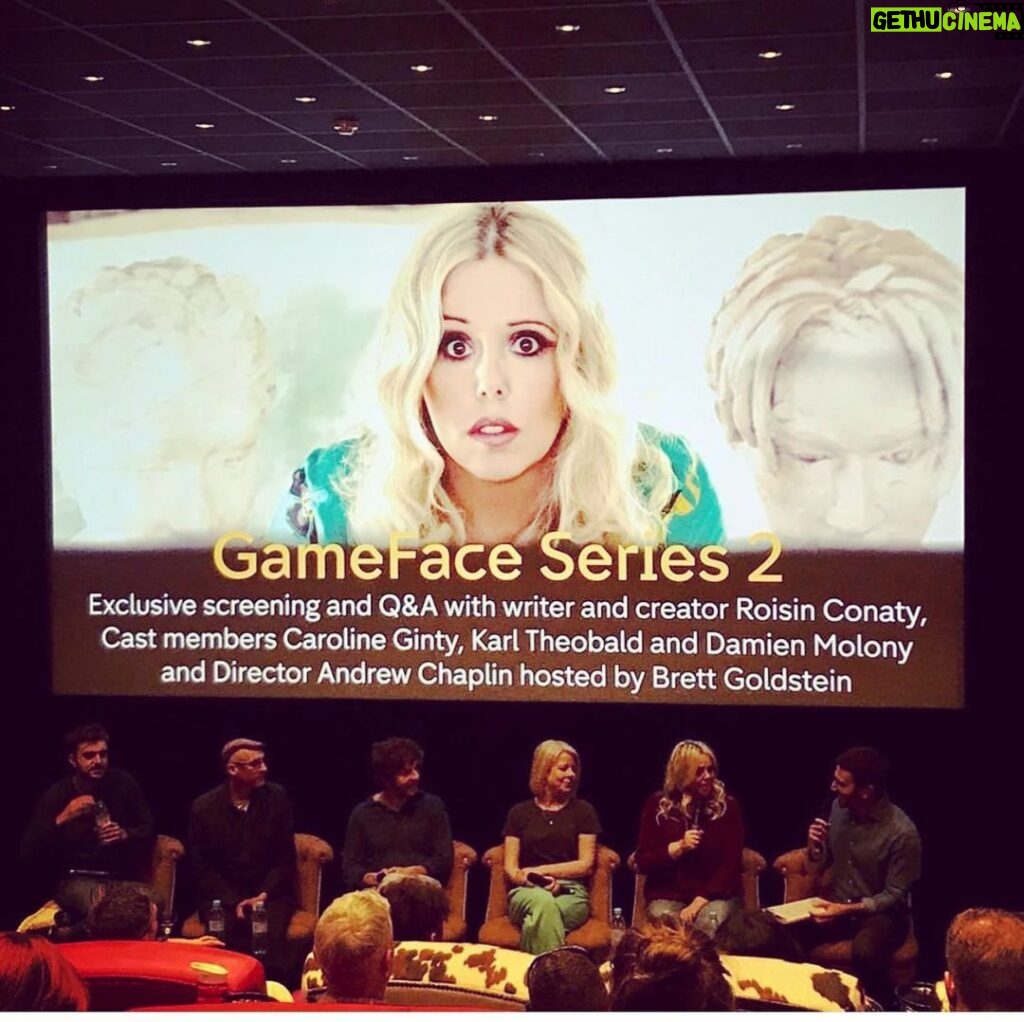 Roisin Conaty Instagram - Gameface screening last night big thanks to everyone who came and @mrbrettgoldstein for kindly hosting the q&a can’t wait for you to all see it xxx