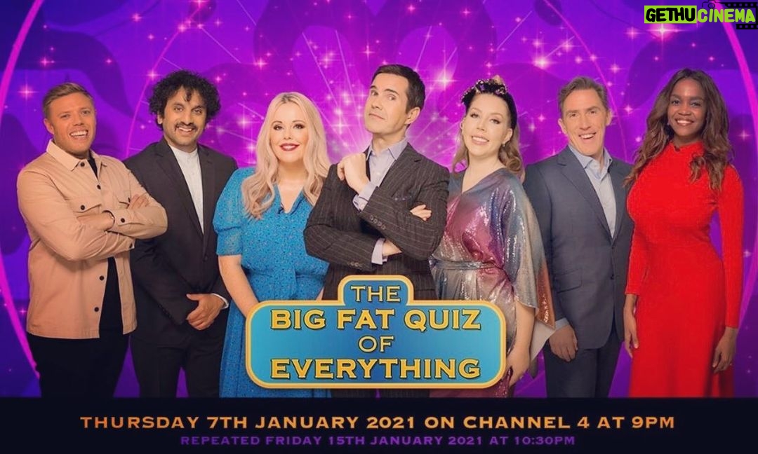 Roisin Conaty Instagram - If you fancy a break from the news Big Fat Quiz of Everything is on C4 tonight at 9pm you can catch me & this bunch of heartmelters being very silly ❤️