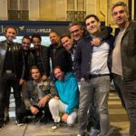 Romain Chavent Instagram - 32 years of friendship wt all this lunatics ❤️🤣😝 i love you guys for ever Tour Eiffel