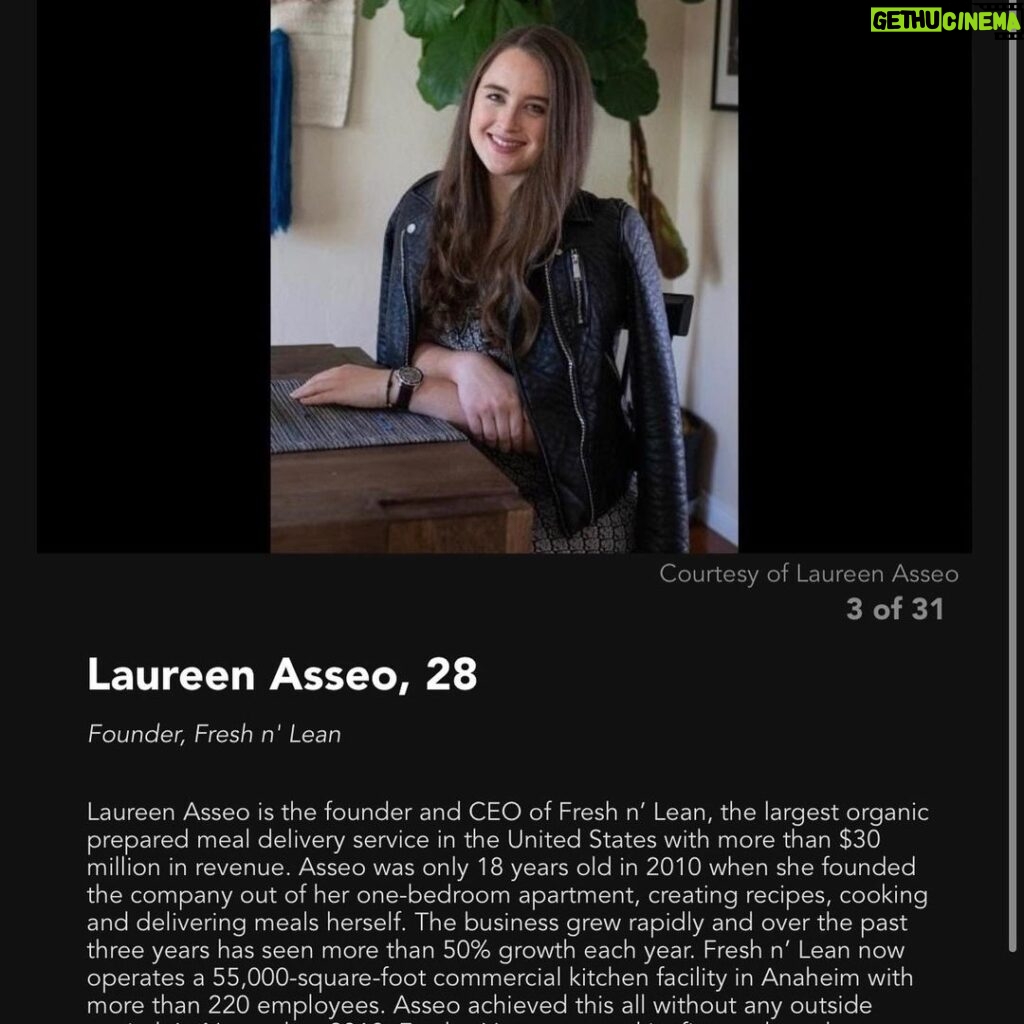 Romain Chavent Instagram - Couldnt be more proud of my lil Cousin @laureenasseo For Becoming one of the 2020 FORBES 30 under 30 😎 Fresh N Lean