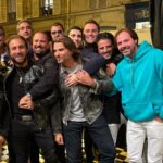 Romain Chavent Instagram - 32 years of friendship wt all this lunatics ❤️🤣😝 i love you guys for ever Tour Eiffel
