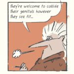 Roman Muradov Instagram – Final 2023 newsletter up on bluebed.substack.com. Art advice from one of the most irrelevant cartoonists of his generation, new Foghorn pages, and some classic shitposting. Happy new year! Brooklyn, New York