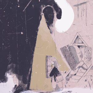 Roman Muradov Instagram - xmas miracle, everyone: i finally finished the 6th part of my ongoing graphic novel, “the living,” and posted it on patreon (/bluebed). it is now officially more than halfway through, and it’s xmas in the pages i am now working on! 🎄 coming out in book form probably in a year or more, expanded and revised, so far only in french again. next year i want to start a new thing that’s funny and trashy, rather than quiet and melancholy. with animal people and awful deep social discomfort comedy. i’ve been very inspired by the sadism in the last succession season, and i’d like to bring that pain to comics.