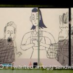 Roman Muradov Instagram - Improvised a Seinfeld bit for the Guy episode of @hellavisiontelevision screening in NY on Oct 26. Music and sounds by @fullcolorsoundrecords It’s a constrained thing where you have to use the given VO, in my case, “I’ll have what he’s having.” Fun exercise.
