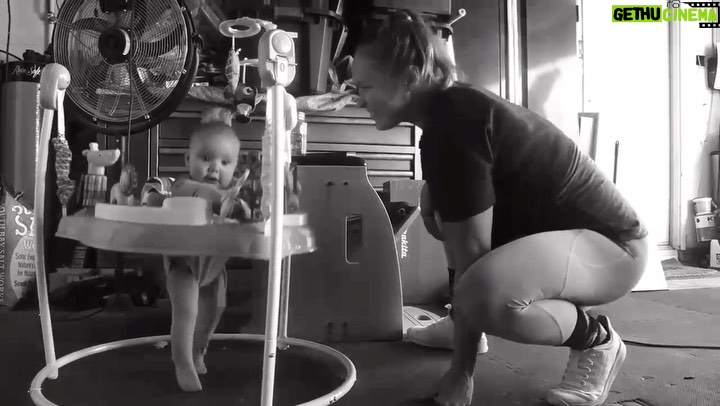 Ronda Rousey Instagram - Your body is the greatest tool you’ll ever own, and I figure it’s never too early to teach my baby how to use and maintain it - Who’s ready for a MOMtage!?!? @mizunousa
