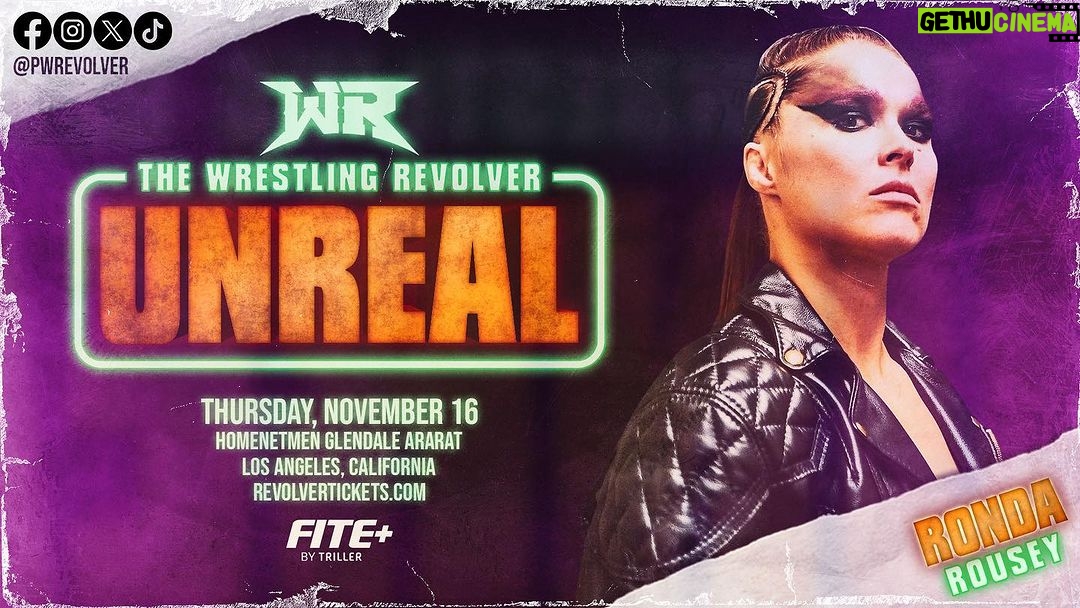 Ronda Rousey Instagram - All profits from ticket sales go directly to Lahaina wildfire survivors via @lahaina_ohana_venmo - really excited for this, hope to see you there! @pwrevolver