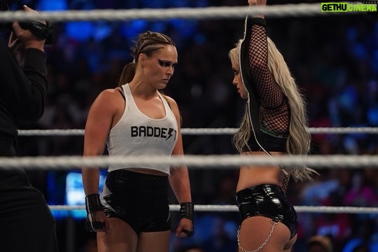 Ronda Rousey Instagram - Thanks for the help taking out the trash tonight @yaonlylivvonce - allow me to show my gratitude by giving you the fight of your life tomorrow at #summerslam