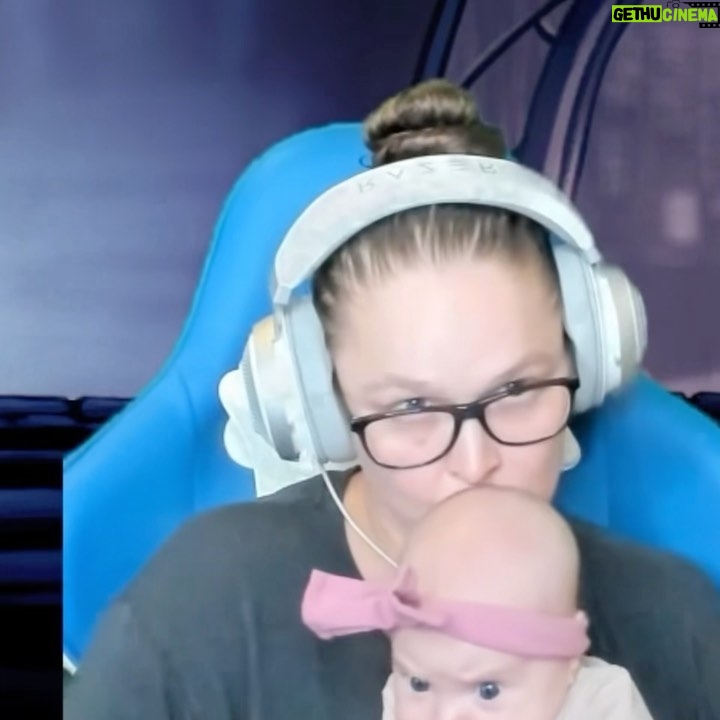 Ronda Rousey Instagram - Omg I’m watching this baby grow up on the stream - she’s so much bigger now 😭 keep an eye out for when I go live on @facebookgaming to hang, watch some gaming, raise money for charity, and hopefully catch a glimpse of the growing girl 🥰