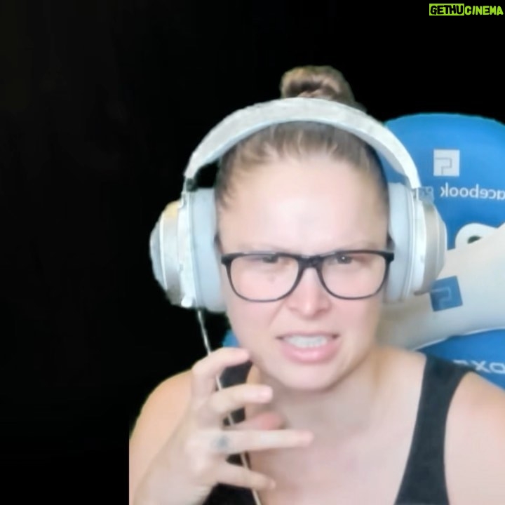 Ronda Rousey Instagram - Watch full stream for context on the boob grab 😅 Seriously though we should call the #BaddestStream the Baddest dog farts on the planet at this point - exclusively on @facebookgaming 😜