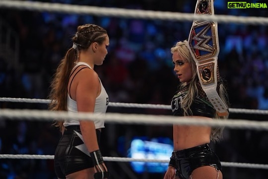 Ronda Rousey Instagram - Thanks for the help taking out the trash tonight @yaonlylivvonce - allow me to show my gratitude by giving you the fight of your life tomorrow at #summerslam