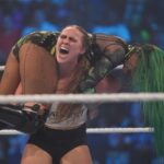 Ronda Rousey Instagram – Gotta give it to @shotziwwe, – though I’m missing a chunk out of my cheek from that manicured fishhook – at least she had the gumption to come at me head on. 

Whereas there’s friends for a reason, friends for a season and then there’s this bitch @natbynature – btw I still think Uncle Bret does the sharpshooter better than you 🖕🏼