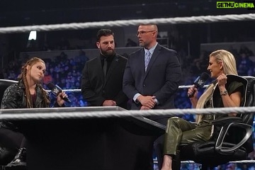 Ronda Rousey Instagram - Another flawlessly run contract signing @wwe See ya at #WrestlemaniaBacklash @charlottewwe and bring your baby the #SmackdownChampionship cause #May8th is adoption day. btw @drewgulak just let me keep the kendo stick next time, thanks for the pen