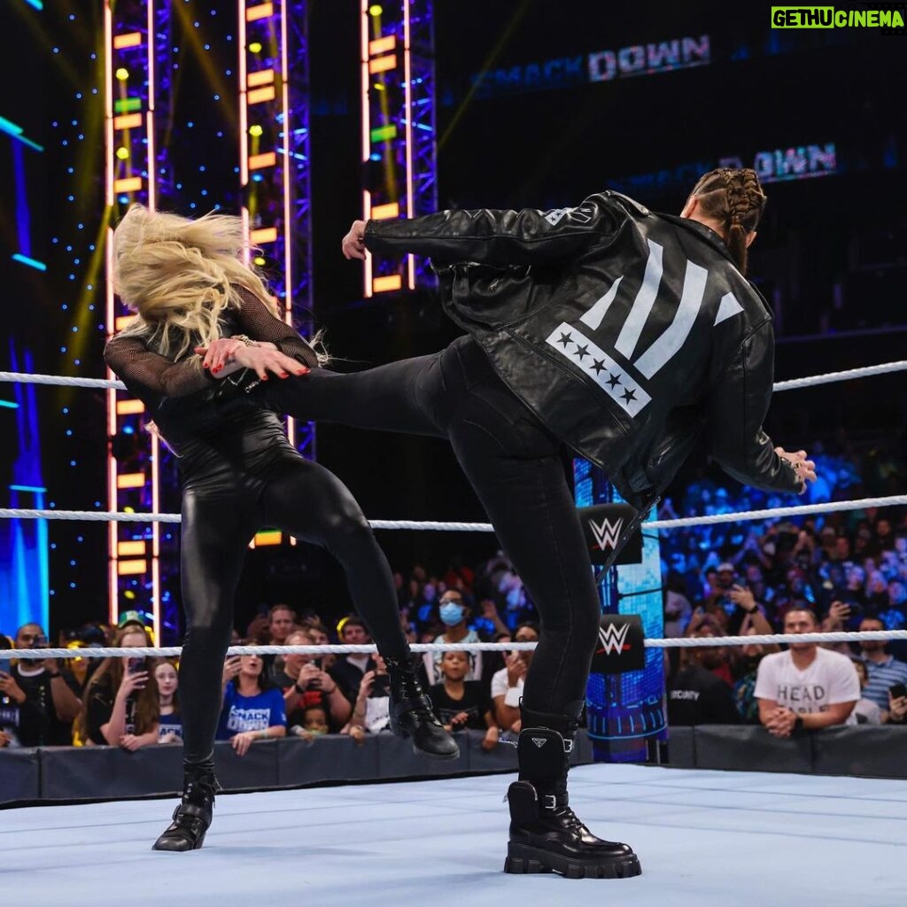 Ronda Rousey Instagram - Let’s take a second to appreciate those braids by @thisisbabe, makeup by @mariko_hirano and those aptly named @prada #monolith boots- here’s @charlottewwe fully appreciating one of the boots