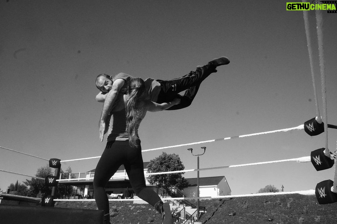 Ronda Rousey Instagram - Always improving #roadtowrestlemania 📸 @abletowill