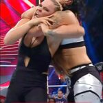 Ronda Rousey Instagram - @rondarousey isn’t holding back on @qosbaszler anymore! 😤👊💥‼️ #WWERaw