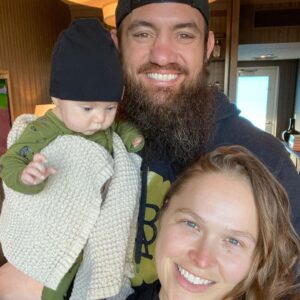 Ronda Jean Rousey Instagram - Happy Valentines Day to the sexiest man alive aka Daddest Dad on the Planet aka my best friend @travisbrownemma 😍🥰😘❤️ thanks for making my life a never ending slumber party with you!