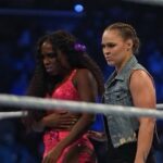 Ronda Rousey Instagram - Amazing match tonight @trinity_fatu 🙌🏼can’t wait for us to wipe the mat with these bitches together at #eliminationchamber