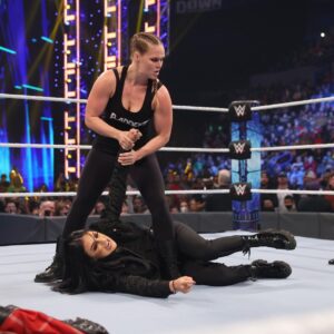 Ronda Jean Rousey Instagram - You’re not special, you’re just first @charlottewwe #RondaVsCharlotte #Wrestlemania38
