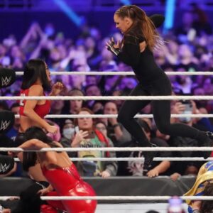 Ronda Jean Rousey Instagram - I just had a baby 4 months ago…. Since the day I found out I was pregnant and calculated my due date, I knew I wanted to return to the @wwe at the #royalrumble2022 

Two weeks, even two months postpartum that goal seemed crazier than ever before. 
But I just missed it so much… and I so badly wanted to give Pō the same example that my mom gave to me and my sisters - she never broke stride following her dreams while having us.
Now it’s my turn.