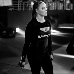 Ronda Rousey Instagram - I just had a baby 4 months ago…. Since the day I found out I was pregnant and calculated my due date, I knew I wanted to return to the @wwe at the #royalrumble2022 Two weeks, even two months postpartum that goal seemed crazier than ever before. But I just missed it so much… and I so badly wanted to give Pō the same example that my mom gave to me and my sisters - she never broke stride following her dreams while having us. Now it’s my turn.
