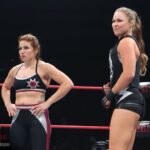 Ronda Rousey Instagram - Apparently kneeing people in the face is great for your hair - @marinashafir is that a smile I see? Thank you @athenapalmer_fg and @billie_starkz for being down to get down at the very last minute, you ladies are killing it
