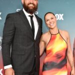 Ronda Rousey Instagram - #StarsOnMars premier event yesterday - Honestly was ecstatic to see some of my fellow martians again 😭 We cleanup alright after chaos (example of chaos in last pic with @natashaleggero) Don’t miss the first episode of #StarsOnMars June 5th on @realityclubfox (next day on @hulu ) 👗 @alejandrovision 💇🏼‍♀️ @thisisbabe 💄 @heeezooo