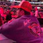 Ronen Rubinstein Instagram - Date Night 💜💛 Staples Center, Los Angeles