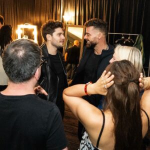 Ronen Rubinstein Instagram - Papi ! Thank you for a magical evening ! Besos besos besos 🥰