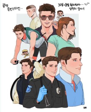 Ronen Rubinstein Instagram - Thank you so so much @3ll250 ! Which character is your favorite ? 

*Jake from #SmileyFaceKillers & T.K from #911LoneStar are my faves so far 🥰