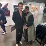 Ronen Rubinstein Instagram - @LAArtShow x @American_Heart ❤️ #StyledByChaise Head to Toe @YSL 💎 @VraiOfficial Vintage @JaegerLeCoultre Grooming @SRollerTaylor