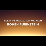 Ronen Rubinstein Instagram – Commencement Speech
Thank you again @NewYorkFilmAcademy for this tremendous honor 🎓