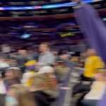 Ronen Rubinstein Instagram – Date Night 💜💛 Staples Center, Los Angeles