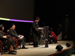 Ronen Rubinstein Instagram - Closing out the year with another pinch me moment ! My Alma Mater, @NewYorkFilmAcademy asked me to be the Commencement Speaker for their Fall Graduation 🎓 I never imagined doing something so insanely special and surreal. They also completely caught me off guard by granting me an Honorary Masters Degree in Fine Arts 🤯 I guess I’m a scholar now 👨🏻‍🎓 THANK YOU SO MUCH ! And to the graduating class of 2023, I wish you all the absolute best of luck out there, I cannot wait to watch you guys shine on the big screen, tv screen & stage. CONGRATULATIONS !