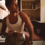 Ronen Rubinstein Instagram - Finally unlocking the Laurel Canyon vault. Summer of 2021, inspired by 1960’s Hollywood. Jonny, Chaise & I came together and spent the entire day creating, laughing, spinning vinyl, sipping good liquor. Good times with good people, during a not so good time in the world. I will forever cherish moments like this. #ShotByShoer #StyledByChaise