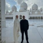 Rosie Huntington-Whiteley Instagram - #AD Such an honour to tour the Sheikh Zayed Grand Mosque whilst we were #InAbuDhabi 🤍 @visitabudhabi Abu Dhabi, United Arab Emirates