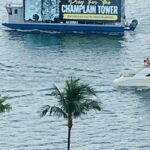 Rosie Perez Instagram - Filming in Miami. Looked out my hotel room and saw this. All over Miami support is huge. Still cannot grasp the magnitude of this tragedy. Prayers to all. #ChamplainTowers #Miami #Surfside #Miami