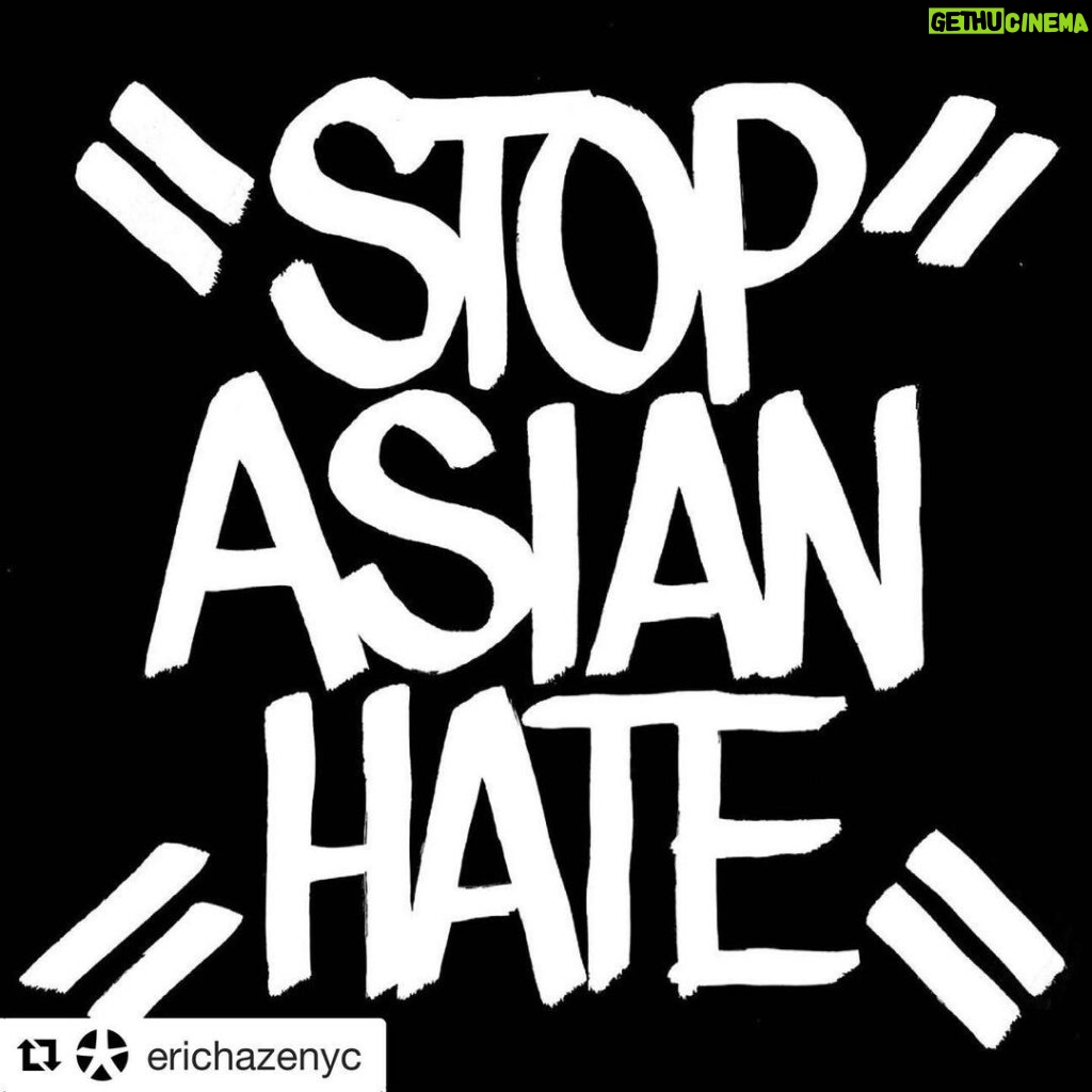 Rosie Perez Instagram - My hubby @erichazenyc was so moved, as was I, by what happened in #Atlanta and has been happening against #Asias. It’s just sad and crazy! Anyway. Love this. Hope stuff like this motivates awareness propels the conversation and positive actions to stop the absurd nonsense. Nice work my love. Repost: @erichazenyc Seriously. #stopasianhate Now.