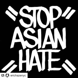 Rosie Perez Instagram - My hubby @erichazenyc was so moved, as was I,  by what happened in #Atlanta and has been happening against #Asias. It’s just sad and crazy! Anyway. Love this. Hope stuff like this motivates awareness propels the conversation and positive actions to stop the absurd nonsense.  Nice work my love.  Repost: @erichazenyc Seriously. #stopasianhate Now.