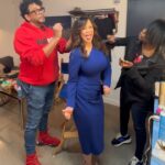 Rosie Perez Instagram - My glam team don’t play!!! 🤣 @karendupiche @johnnylavoy love them!! Late Night With Seth Meyers