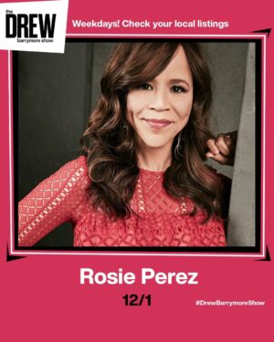 Rosie Perez Instagram - Yay! So excited to be in @thedrewbarrymoreshow TODAY! Can’t wait to see your face @drewbarrymore... virtually speaking 😜🥰❤️❤️❤️ @flightattendantonmax @hbomax #theflightattendant