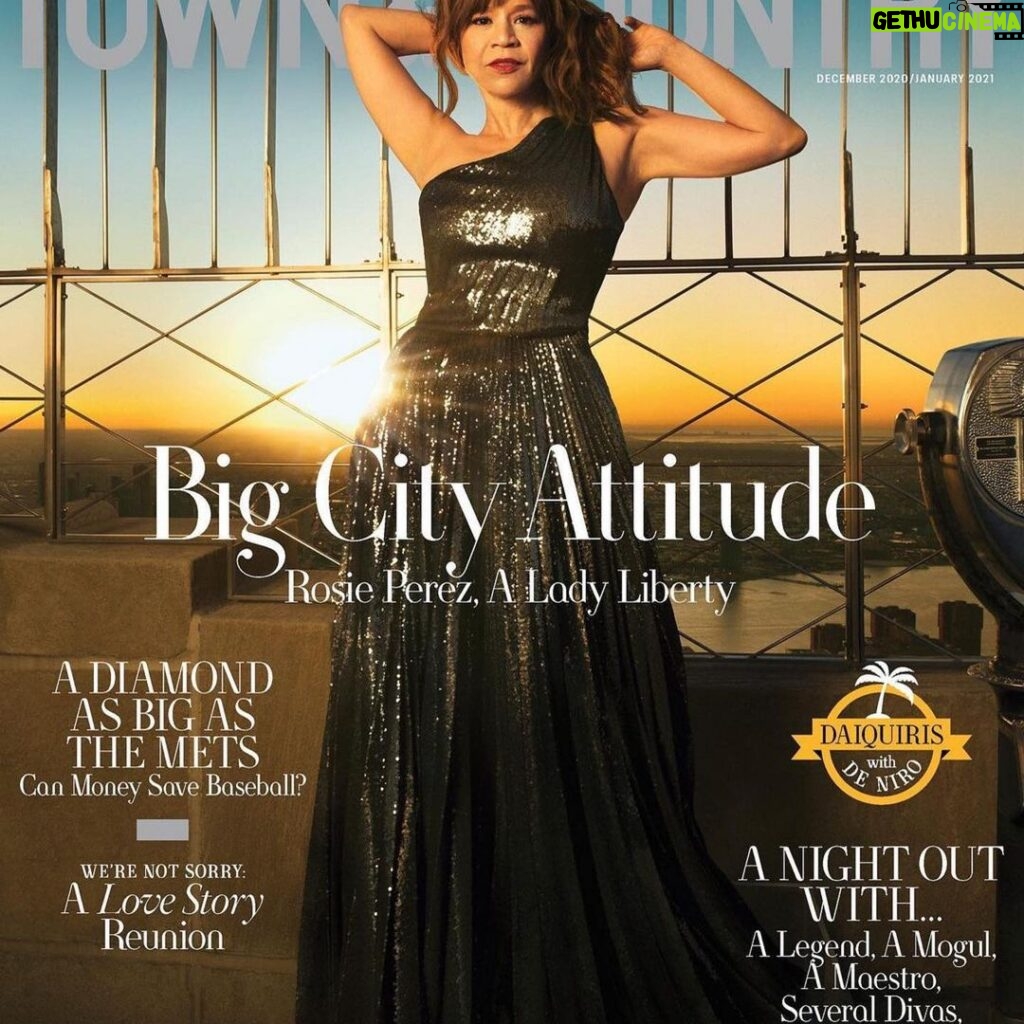 Rosie Perez Instagram - Yes! On the cover of @townandcountrymag! Imagine that! Puerto Rican Girl from Brooklyn celebrating New York on the cover of T&C! I know. I said it again. I’m just so excited! ! Thank you so much T&C and Dana and Alex! And especially @johnnylavoy @karendupiche #visionpr The shoot was such fun! #Repost @townandcountrymag with @get_repost ・・・ We ❤️ New York——so much so that we’ve dedicated an entire issue to the city and its most indelible characters. Introducing T&C’s December/January issue, featuring born and bred New Yorker @rosieperezbrooklyn on one of three covers. Home, for Perez, has always been Brooklyn, and even as the city has taken a hit in 2020, she has proudly stayed put. Elsewhere in the issue you’ll find tributes to New York as vast as they are personal: We uncover how the New York @mets became the hottest trophy property in town Robert De Niro tells us where to plan our next escape we undercover what it takes to become mayor of the city that never sleeps @alimacgraw and @ryan_o_neal show us what it means to be #RelationshipGoals. Plus, read up on New York’s literary legends, performing powerhouses, and fashion forces—from Gay Talese to @official_lady_bunny, @christopherjohnrogers to the Rockettes with @robbiefairchild—and so much more. Click the link in our bio to read @hunterh’s full interview with Perez. Photography by @danascruggs, styled by @alexanderjulian.