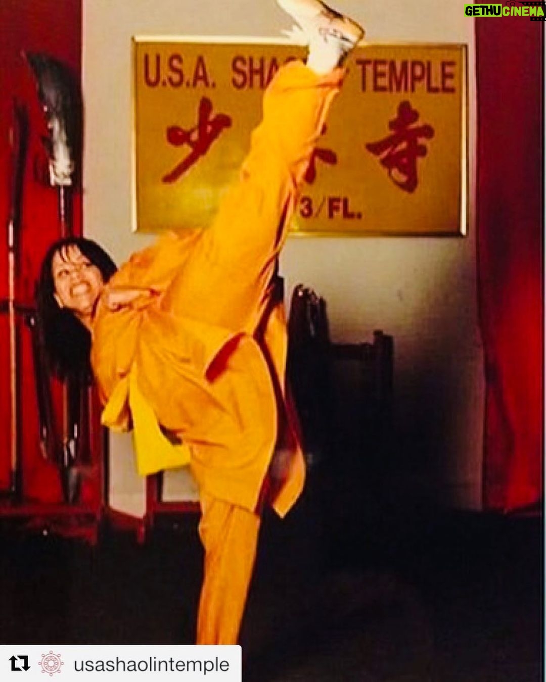 Rosie Perez - 13.6K Likes - OMG!! What a flashback! Look at the seriousness on my face! I need to get my behind back in the @usashaolintemple! Don’t know if I can kick that high again😬😂. Amituofo Sifu ShiyanMing! Love you always. #shaolintemple sister forever! #stopasianhate #Repost @usashaolintemple with @get_repost
・・・
Happy International Women’s Day! #TBT to our temple sister & actress Rosie Perez showing her incredible CHI 🙏🏼Shoutout to all of our women warriors! #StrongWomen #WomenEmpowerment