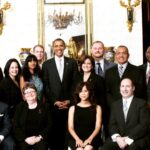 Rosie Perez Instagram - About the wheelchair in previous post. @barackobama was announcing the 1st #nationalaidsstrategy, had broken my neck was still in recovery but didn’t want to miss this day!!! Ditched wheelchair & took off neck brace for this pic. The pain was worth it! #sesepuede💪 @she_sepuede
