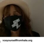 Rosie Perez Instagram - #Repost @gmhc with @get_repost ・・・ #DistanceYourselfFromHate calls on everyone to reject prejudice and discrimination. As part of this campaign, we created a face mask designed by @JasonWu with a logo created by @fabienbaron. All proceeds benefit GMHC and its life-saving services for NYC’s most vulnerable communities. . . We hope you will join @mjrodriguez7 @rosieperezbrooklyn @latriceroyale @cecilystrong #bebeneuwirth @javiermofficial in sharing this important message and wearing the mask as a symbol of antidiscrimination. . . Purchase your mask at: distanceyourselffromhate.org / link in bio . . video editing by @rothkuo | a project in partnership with @thecollectiveshift
