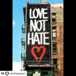 Rosie Perez Instagram - SO Proud of my hubby! Yay! #Repost @erichazenyc with @get_repost ・・・ LOVE NOT HATE : #2020 This started very simply with a lightbulb moment last week, and just two phone calls later it was up and in full effect this Sunday. No sponsors, no partners, just a small group of True Yorkers rising to the occasion. Change starts with action and every voice counts, we can all make a difference. So #SPREADLOVE , it doesn’t have to be just the Brooklyn way. #lovenothate #newworldorder #wewillrise #LafayetteandHoward