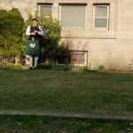 Rosie Perez Instagram - Who needs a PARADE! Ran outside to the sound of bagpipes! Our neighbor was blowing away, gifted us with our own Happy St. Paddy’s Day - The Brooklyn Way! #ClintonHill