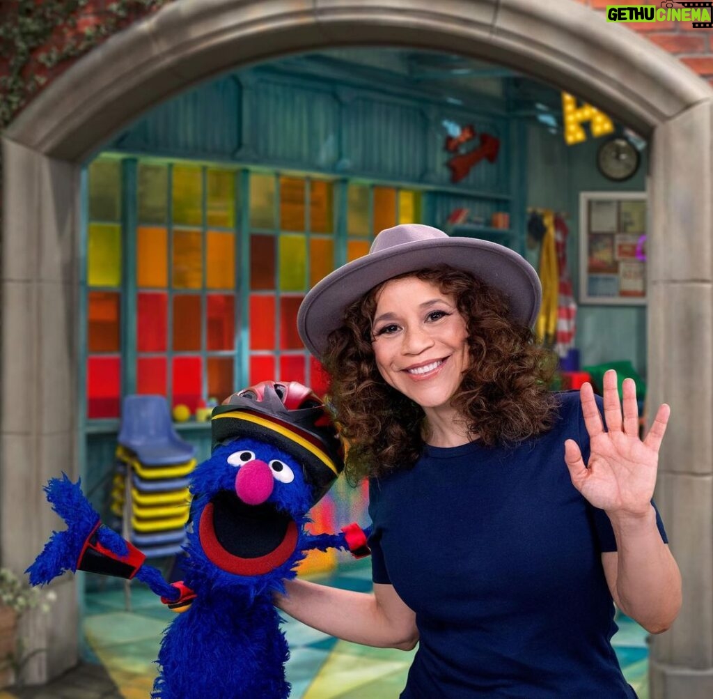 Rosie Perez Instagram - The Word of the Day on @SesameStreet is Resilience! Don't ever stop being resilient Grover, even when you lose your roller skate. #ComingTogether