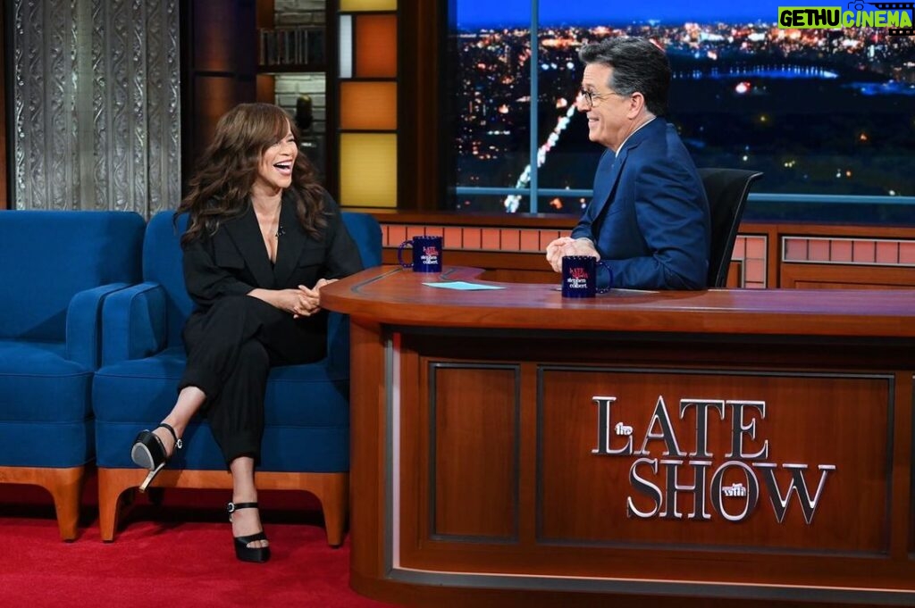 Rosie Perez Instagram - Had a blast! Yay! Thank you @colbertlateshow for the laughs @stephenathome #LSSC #NowAndThen