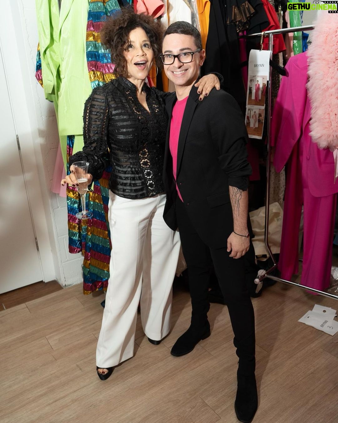 Rosie Perez - 4.7K Likes - Singing my dear friend @csiriano praises once again! Fantastic benefit for @pinkaidorg supporting women going through breast cancer treatment.