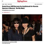 Rosie Perez Instagram – It is an incredible honor to be the voice of Ronnie Spector’s audiobook “Be My Baby”. Ronnie was an incredible woman whose legacy will live on forever. I loved her dearly with all my heart. ❤️ @rollingstone